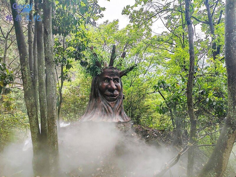 云南大关黄连河风景区仿真恐龙项目