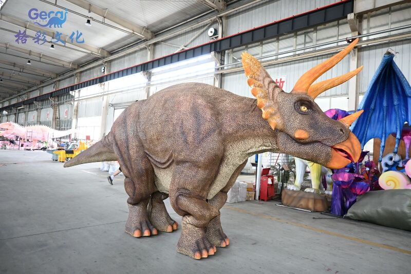 三角龙双人穿戴表演服