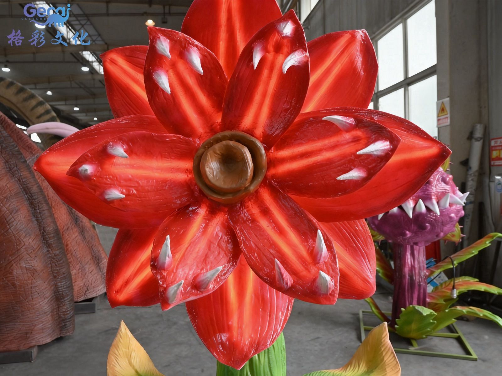 发光食人花模型