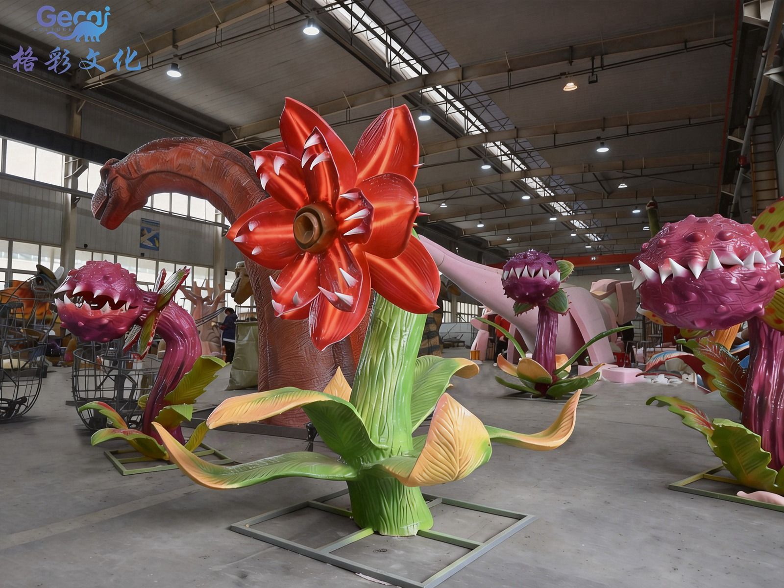 发光食人花模型