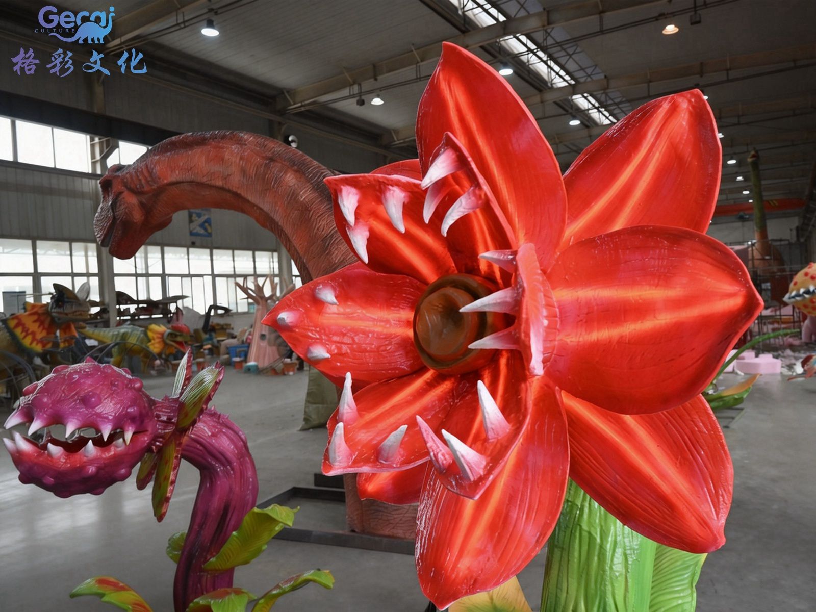 发光食人花模型