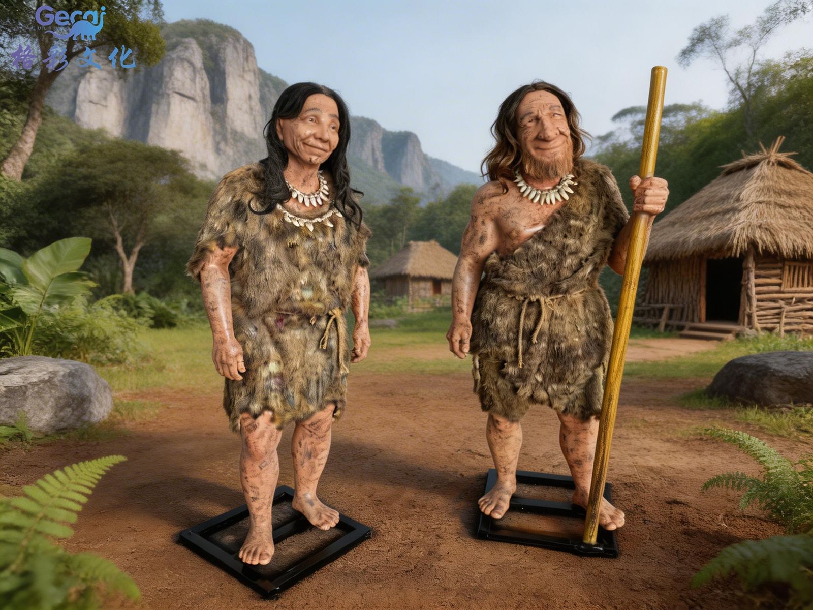 仿真原始人模型