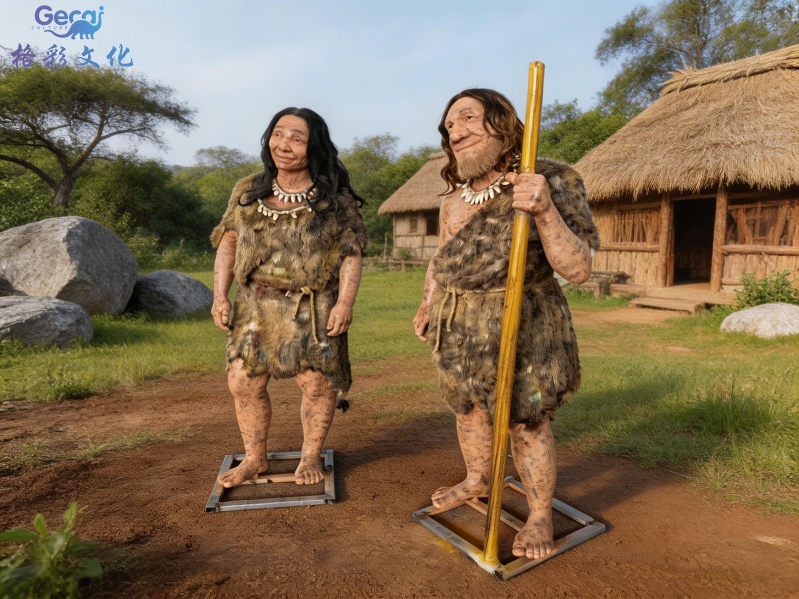 仿真原始人模型