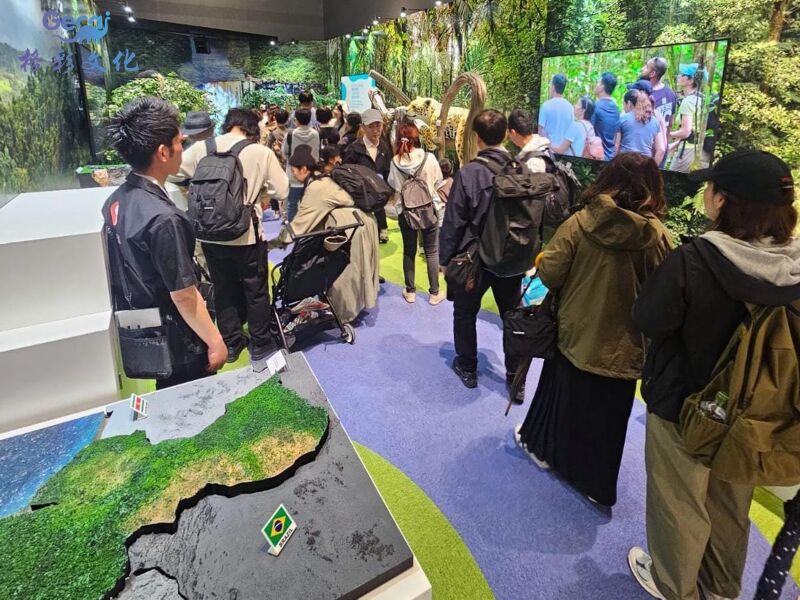 日本世博会动物模型展览