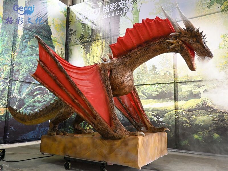 喷烟西方龙模型