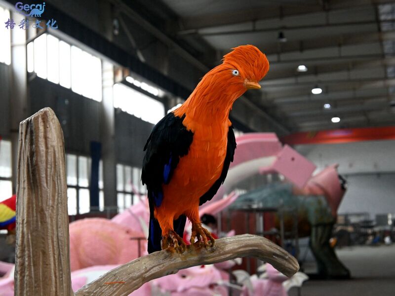 ​动冠伞鸟模型