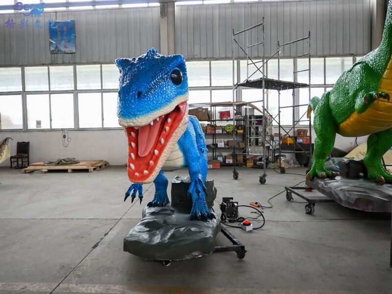 蓝色卡通恐龙
