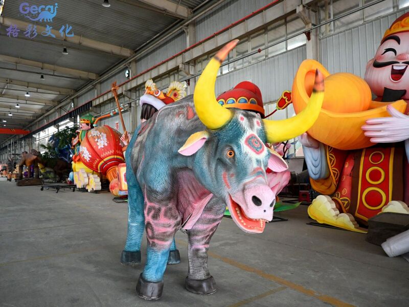 五彩神牛双人皮套