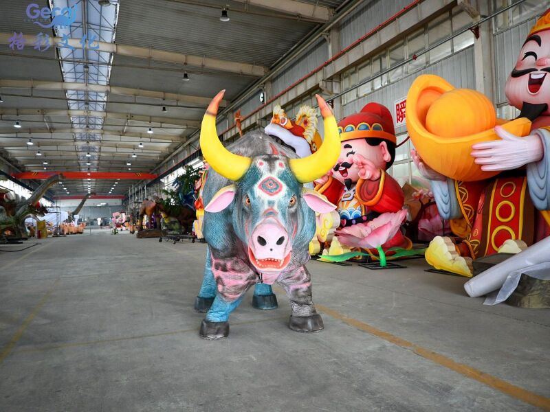 五彩神牛双人皮套