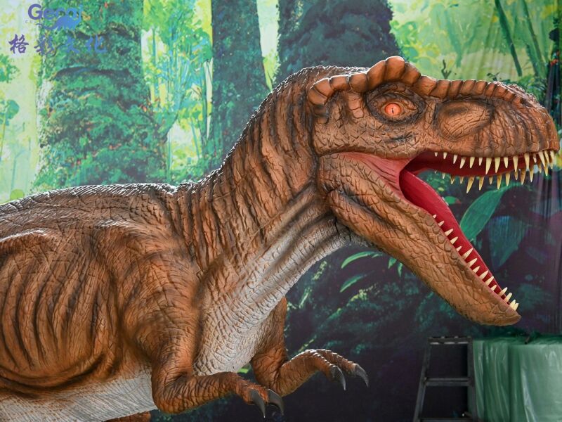 棕色霸王龙模型