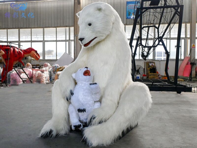 北极熊亲子模型