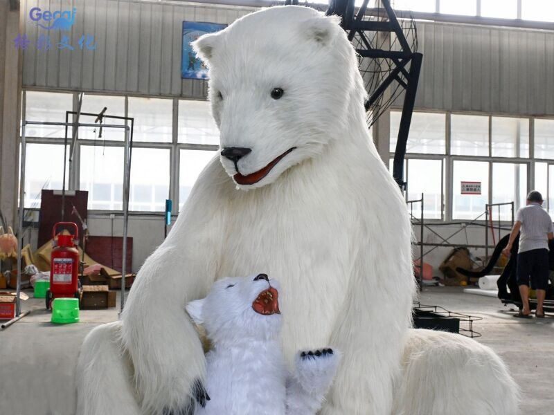 北极熊亲子模型