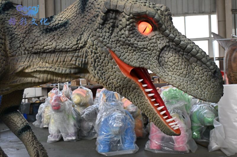 霸王龙模型穿戴表演服