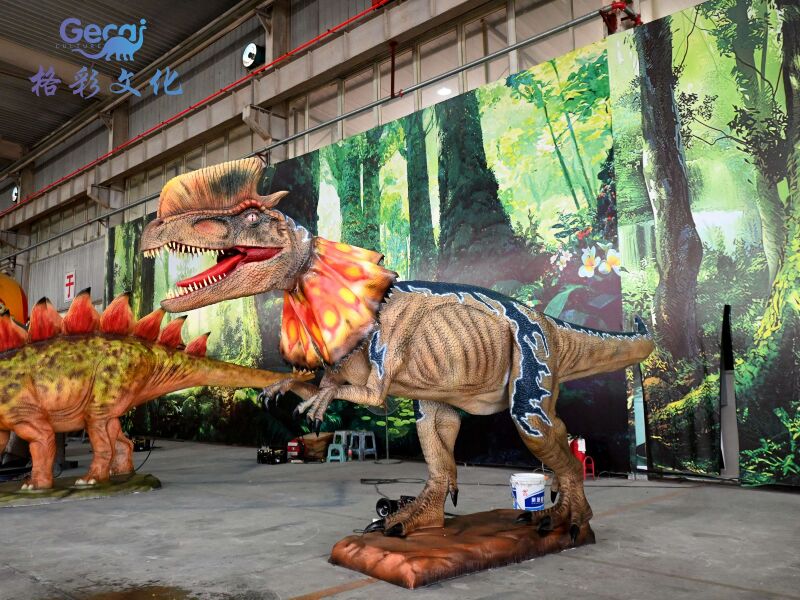 仿真双冠龙模型