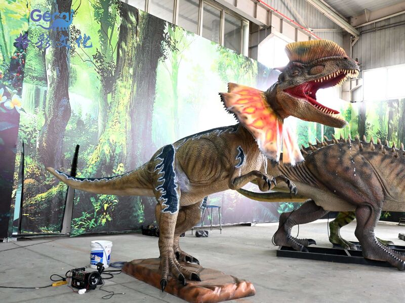 仿真双冠龙模型