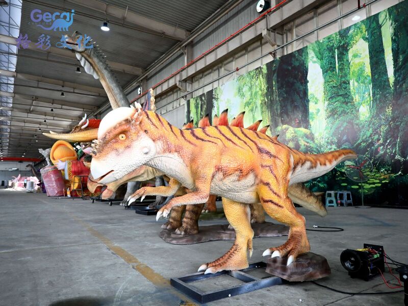 仿真肿头龙模型