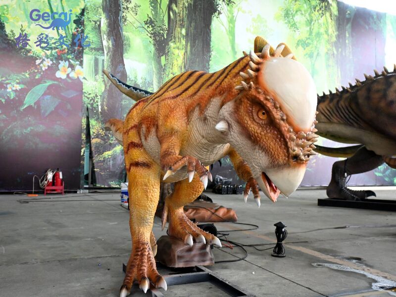 仿真肿头龙模型