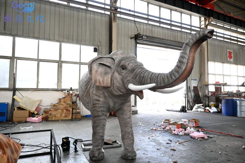 仿真半身大象模型