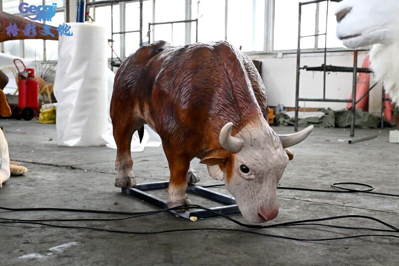 仿真小牛犊模型