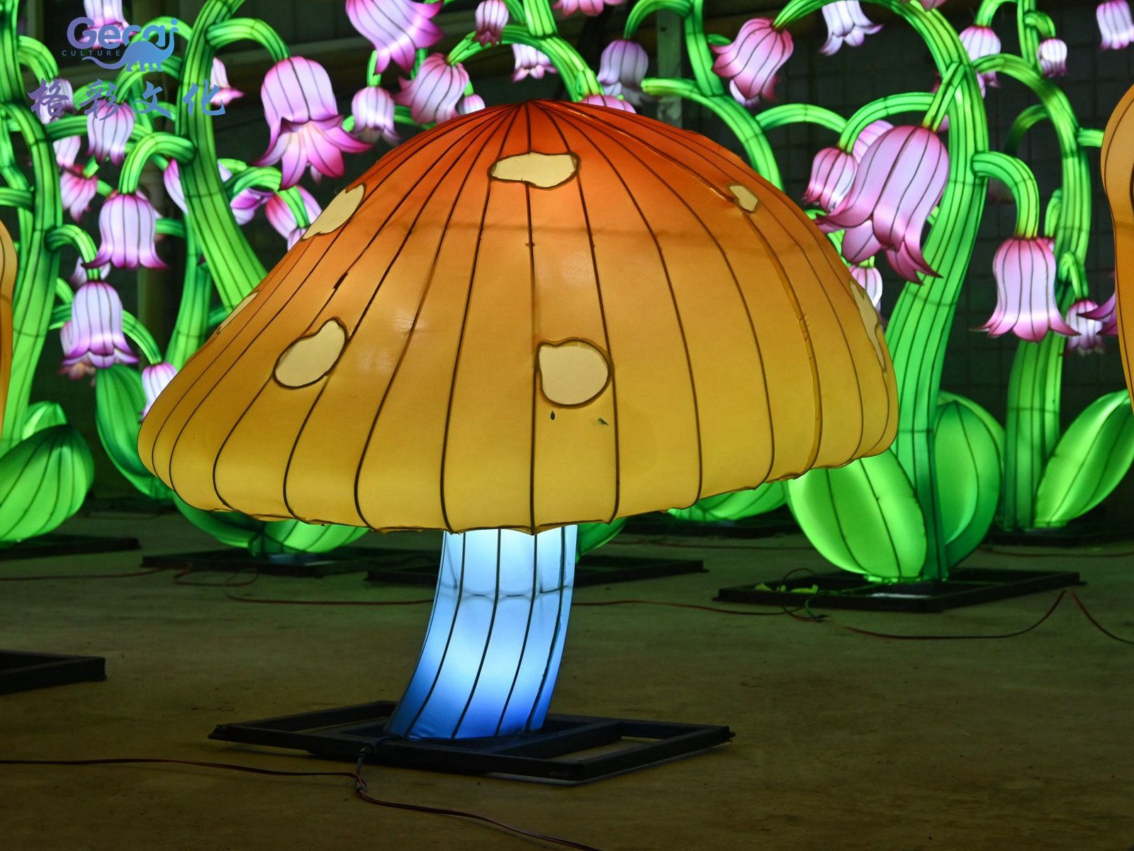 蘑菇花灯