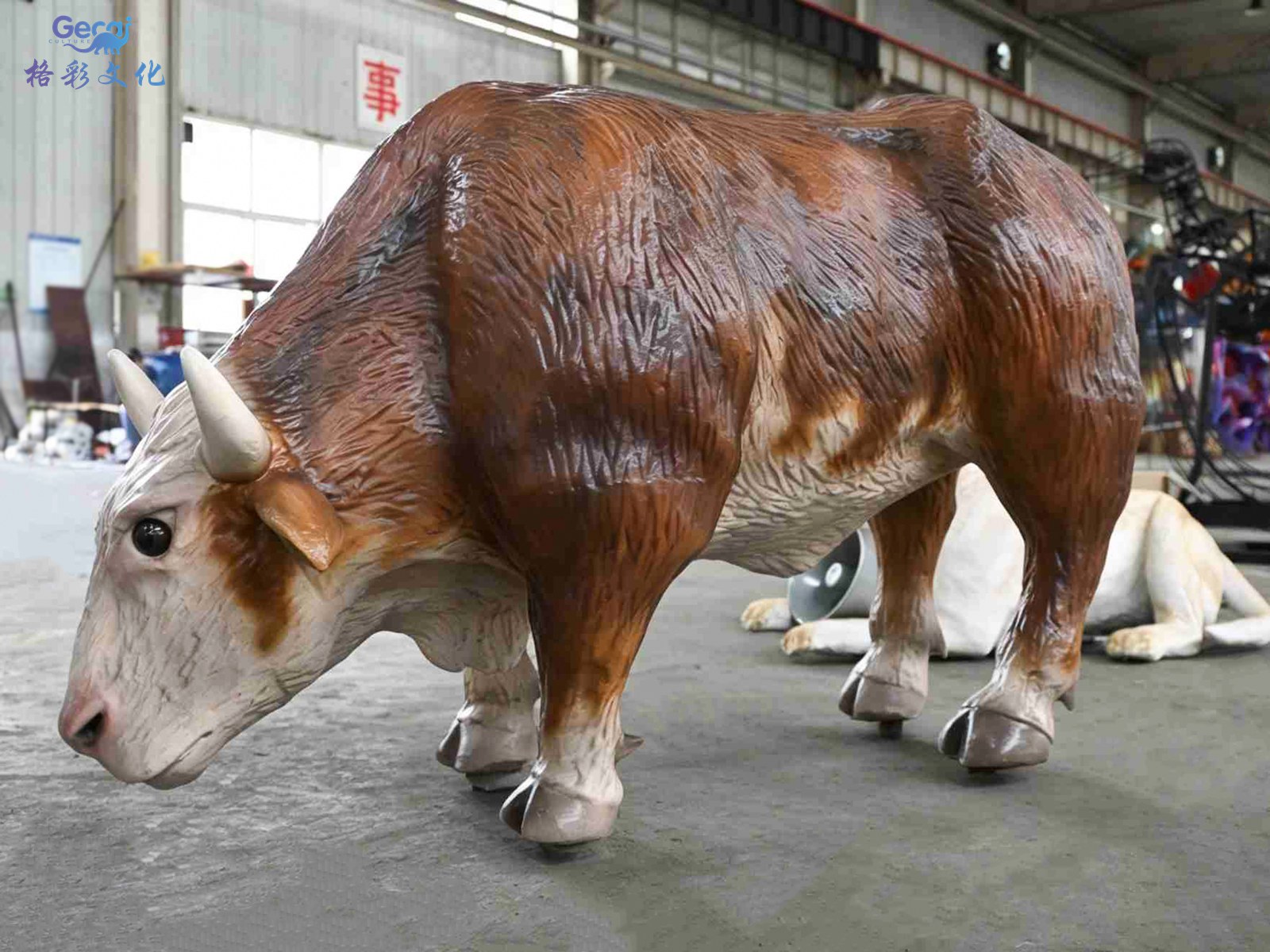 仿真小牛犊模型