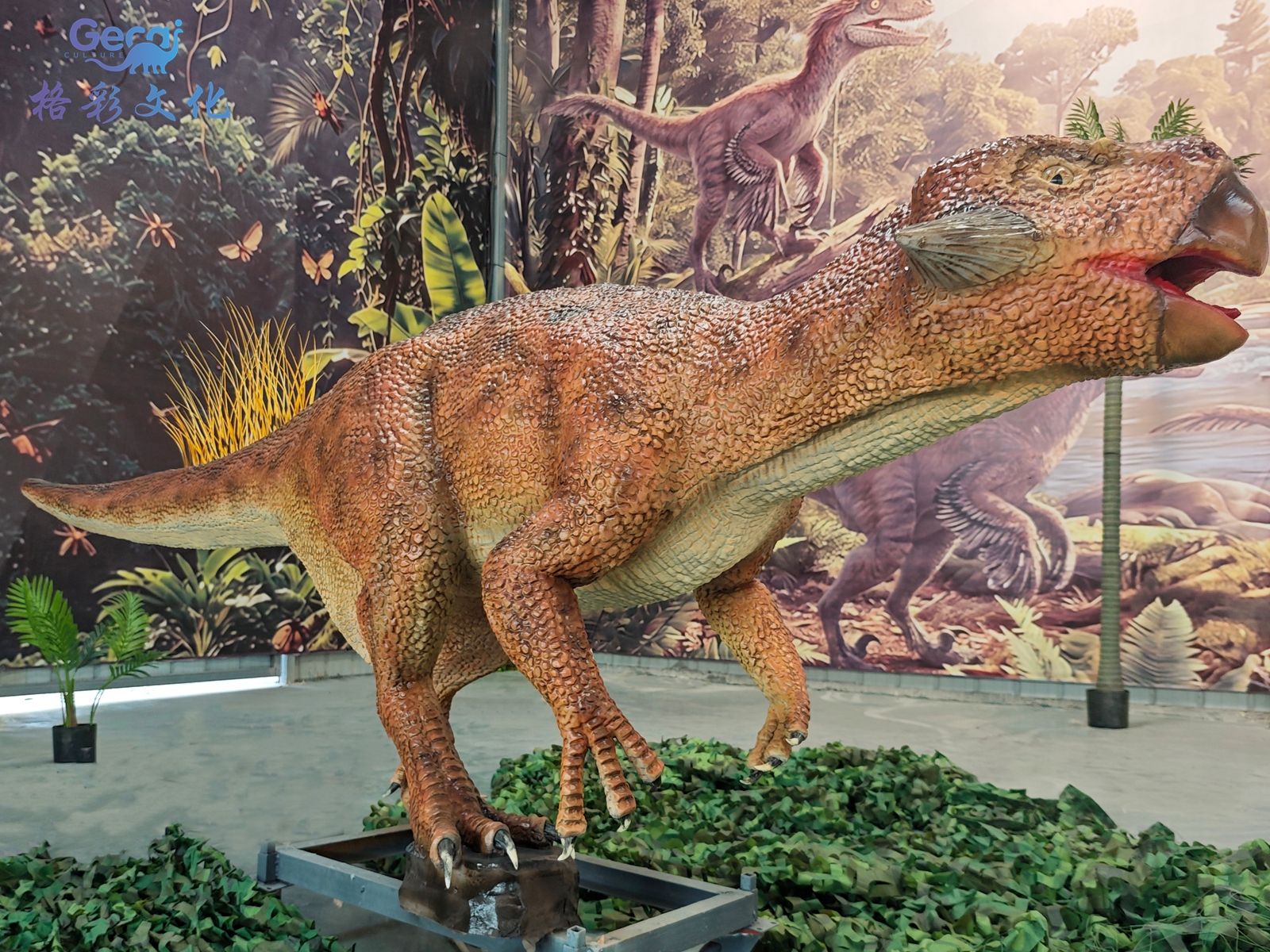 仿真鹦鹉嘴龙模型
