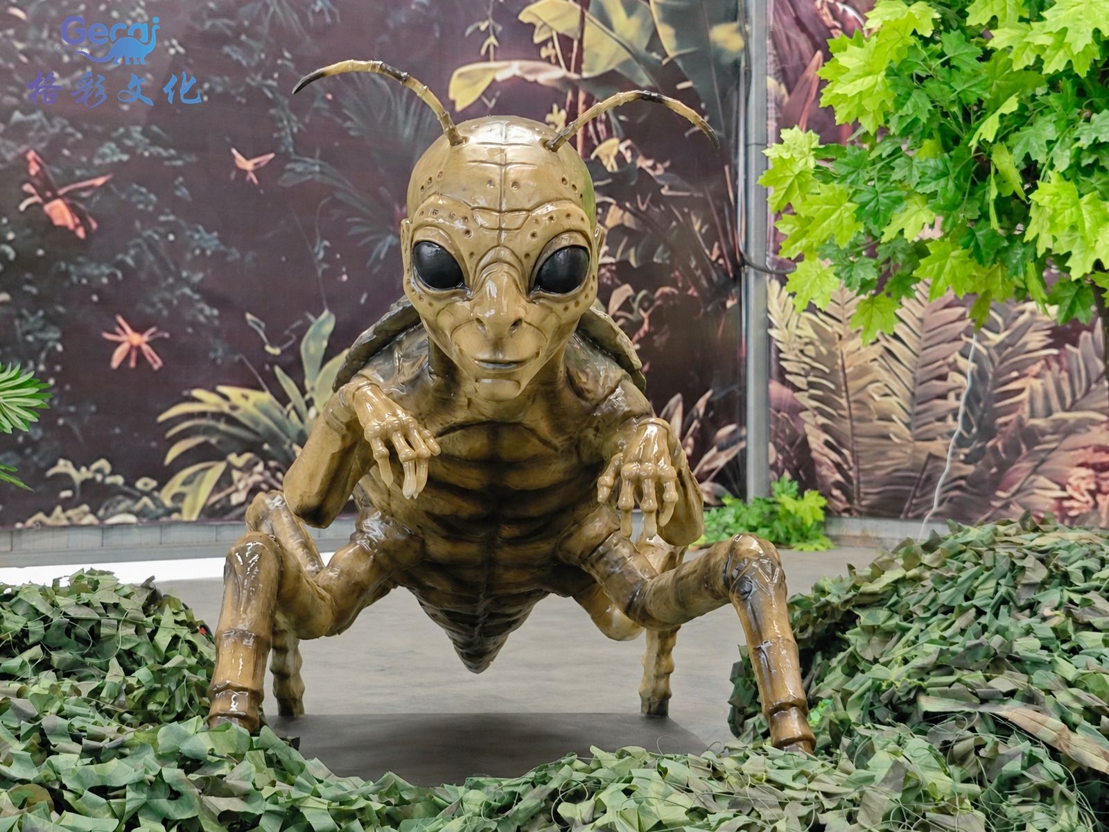 昆虫人融合外星生物仿真机械模型