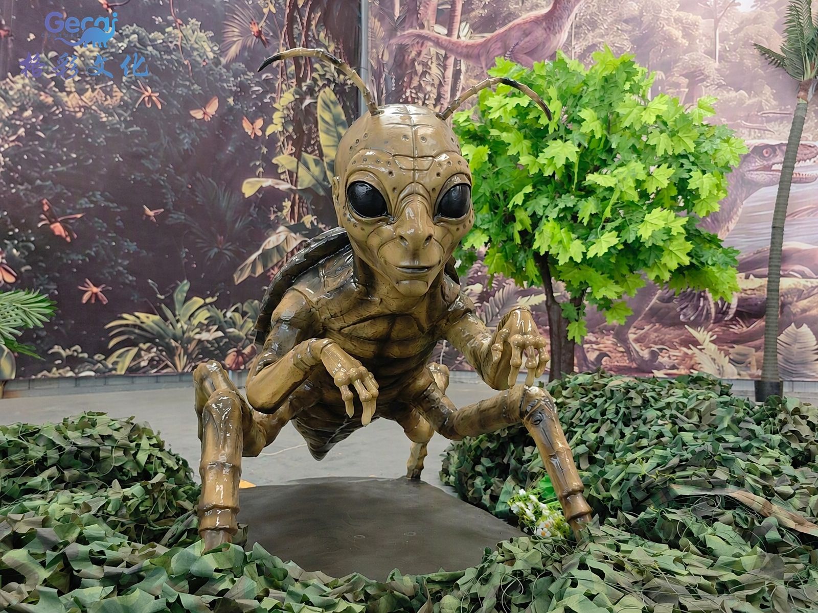 昆虫人融合外星生物仿真机械模型