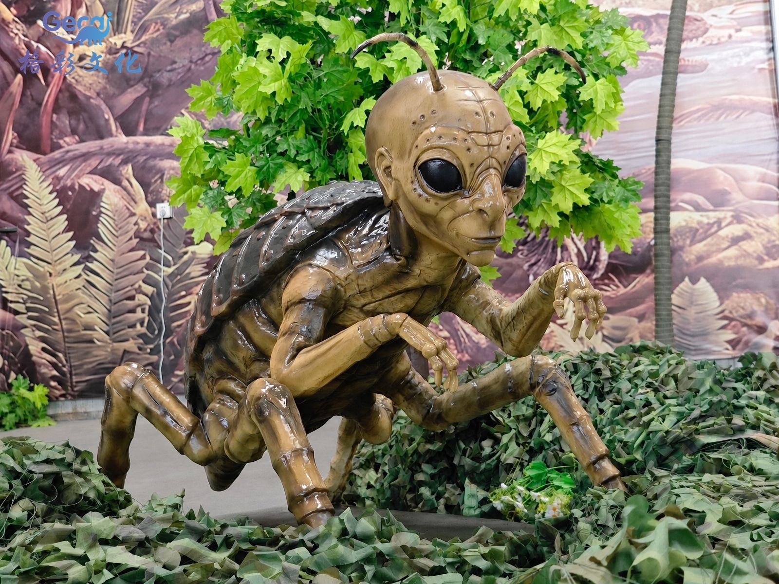 昆虫人融合外星生物仿真机械模型