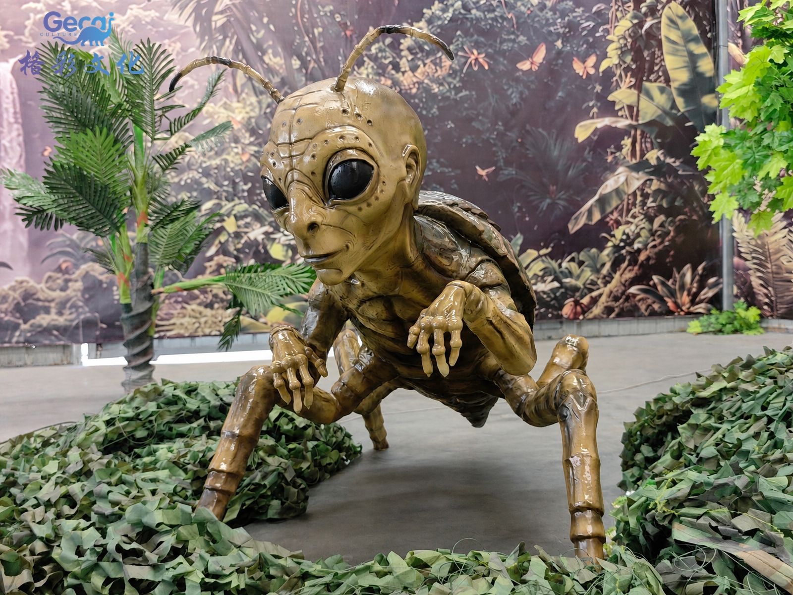 昆虫人融合外星生物仿真机械模型
